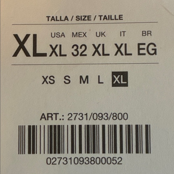 NWT. Zara ZW Collection Black Cutwork Embroider Mid-Waist Trousers. Size XL. - Picture 8 of 12